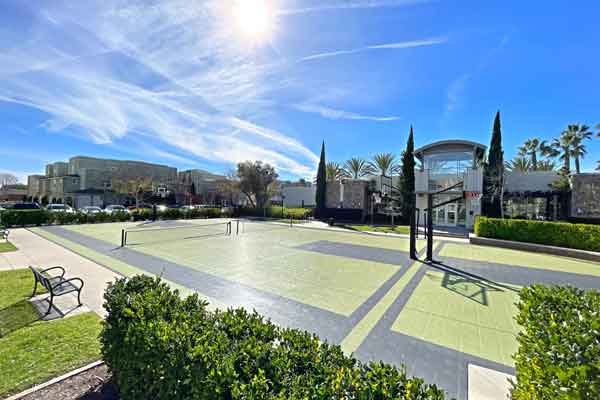 Sport court and fitness center at Three Sixty