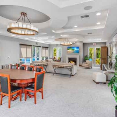 Community meeting room at Three Sixty